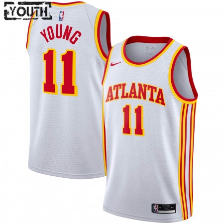Maglia Atlanta Hawks Trae Young 11 2020-21 Nike Association Edition Swingman - Bambino